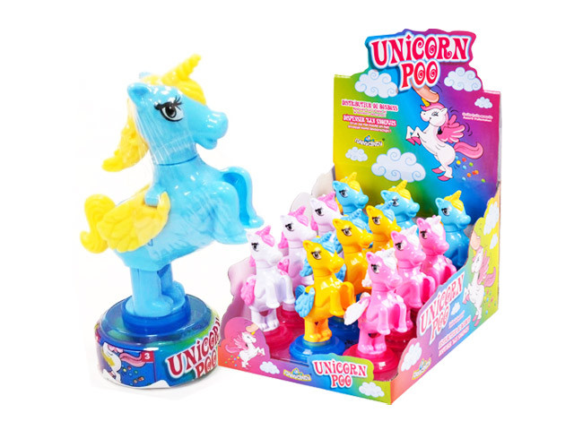 "Unicorn Poo" - mit Süßigkeiten - 13 cm - 10 g