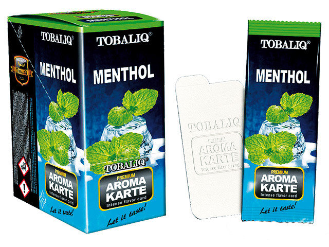 TobaliQ "Menthol" Aroma Karte für Zigaretten