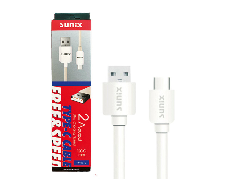 SUNIX SC-08 - Type-C USB- Lade- und Datenkabel - Ultraspeed USB Kabel - 1,2 m