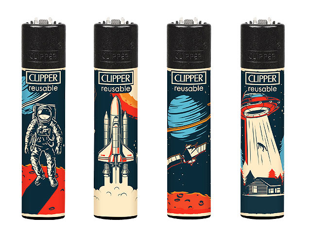 Clipper Feuerzeug "Space"