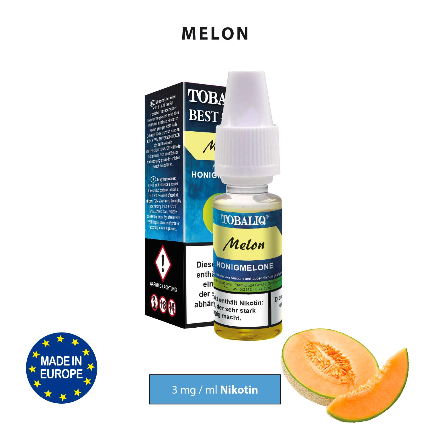 TobaliQ Liquid "Melon"   3mg
