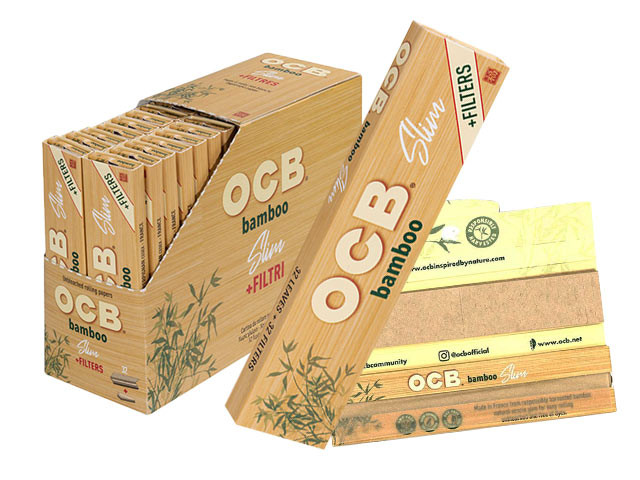 OCB Bamboo King Size Slim Papers + Filter Tips
