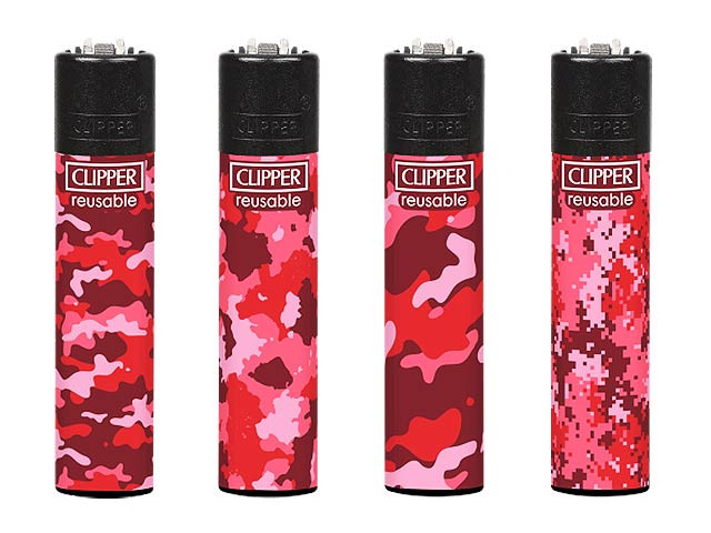 Clipper Feuerzeug "Red Camouflage"
