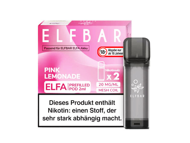 ELF BAR "ELFA POD" - 2er Pack - "Pink Lemonade"