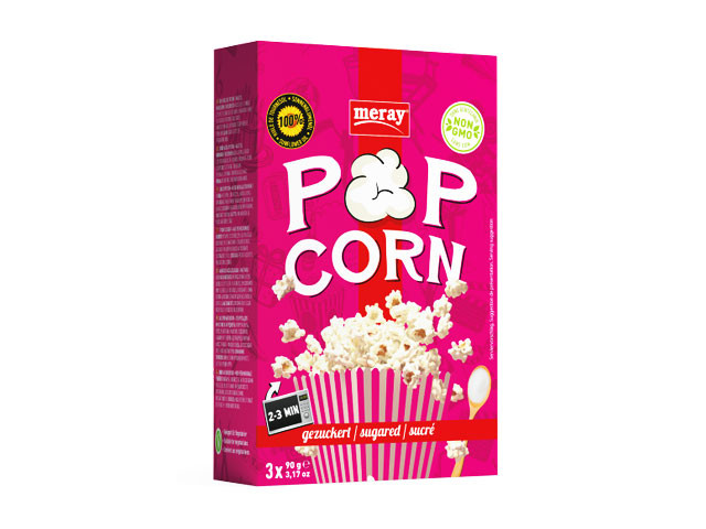 Meray Popcorn-Mais - gezuckert - 3 x 90 g