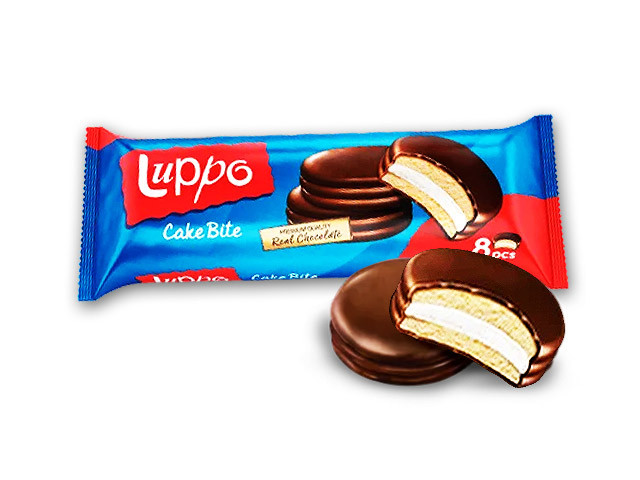 Luppo Cake Bit "Choco" - m. Schokoüberzug - 8-er Pack - 23 g