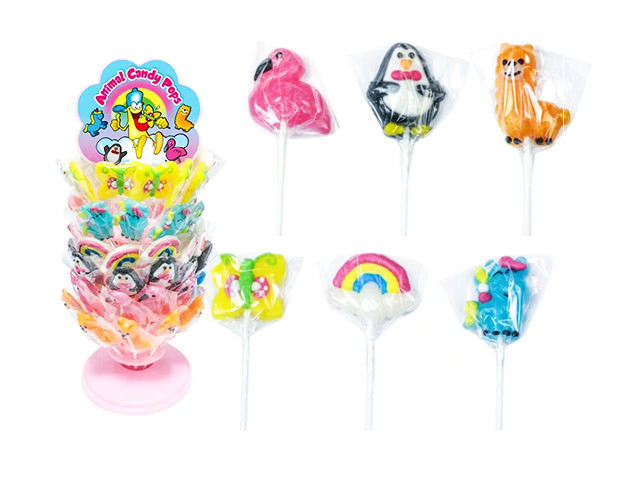 Animal Candy Pops - Lollipop - 12 cm - 15 g