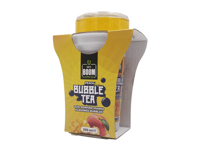 Boom  "Bubble Tea" - Pfirsich m. Mango - 250 ml