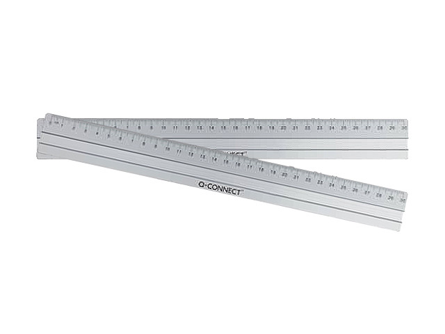 Q-CONNECT Alu-Lineal 30cm Silber