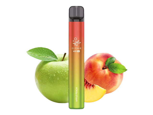 ELF BAR "600 V2" - Apple Peach - 600 Züge - 20 mg Nikotin