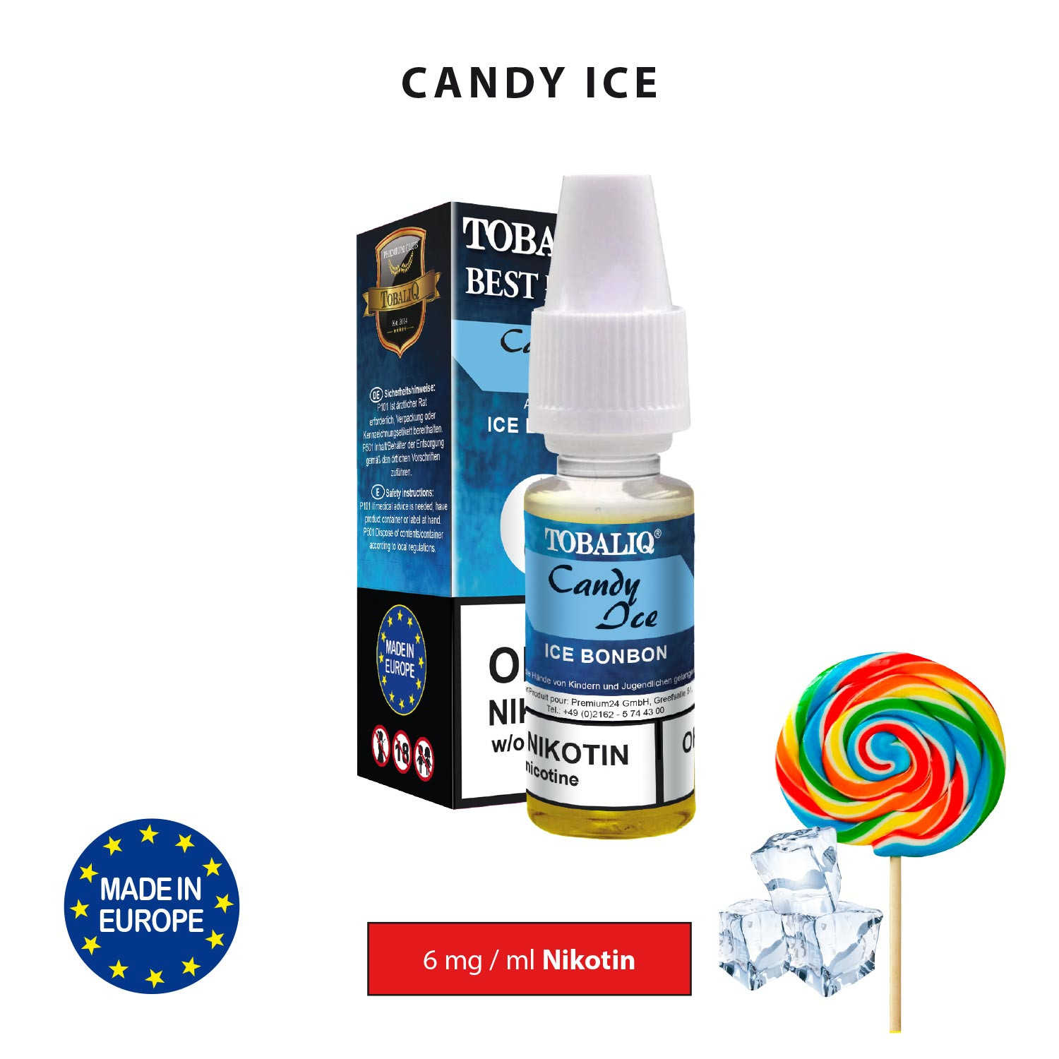 TobaliQ Liquid "Candy-Ice"  6 mg