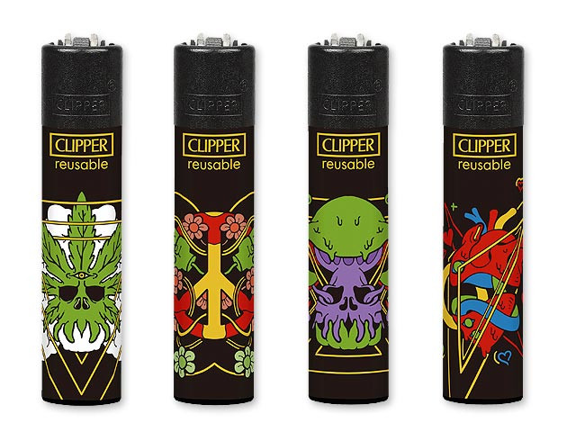 Clipper Feuerzeug "Trippy Icon Art"