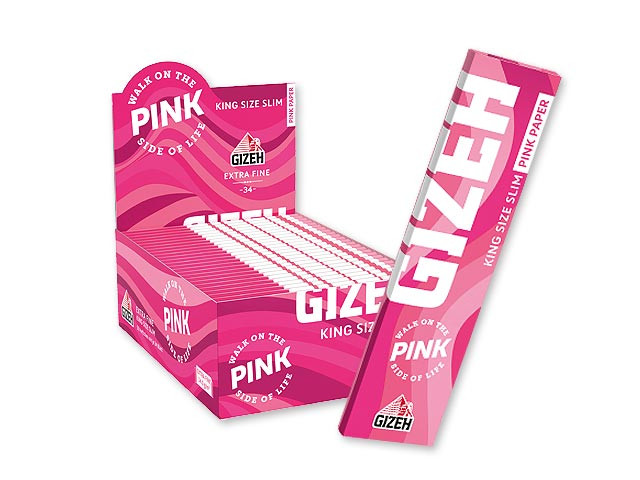 Gizeh - All Pink King Size Slim - 50 x 34 Blatt