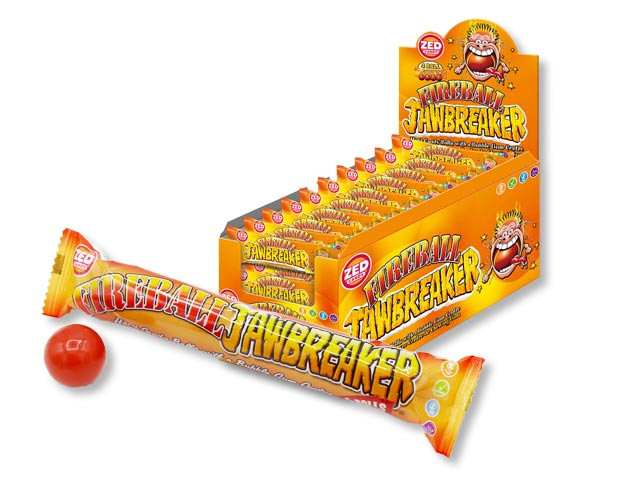 Zed Candy Fireball Jawbreaker - Bonbonkugel m. Kaugummikern