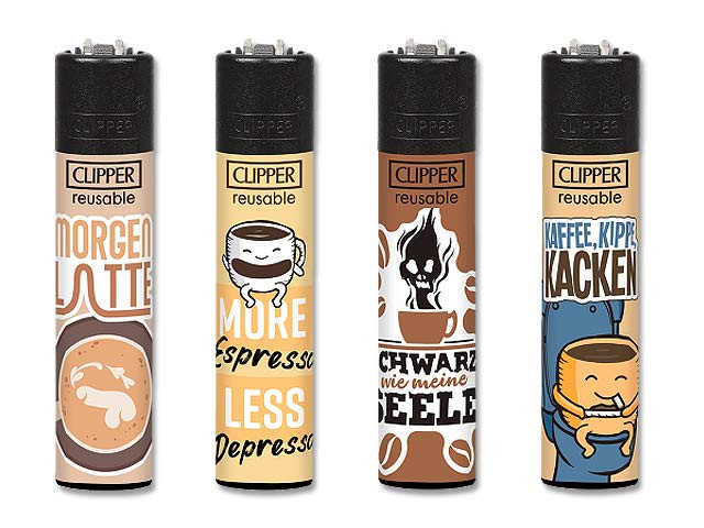 Clipper Feuerzeug "Kaffeepause"