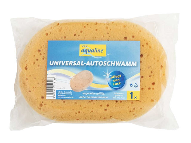 aQualine Universal Autoschwamm oval 20x14x7cm