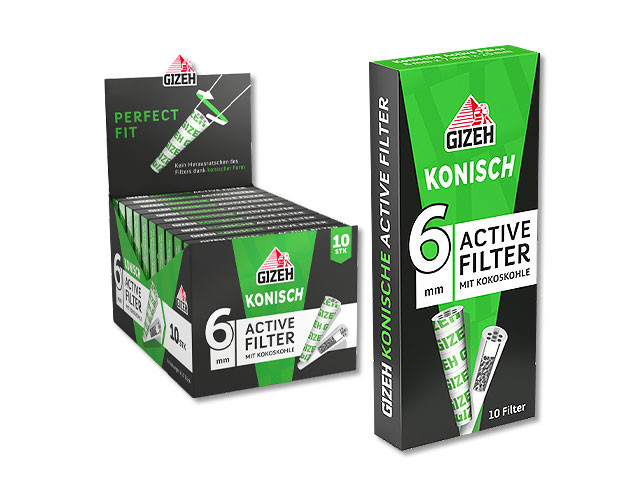 Gizeh Konische Active Filter - 6mm