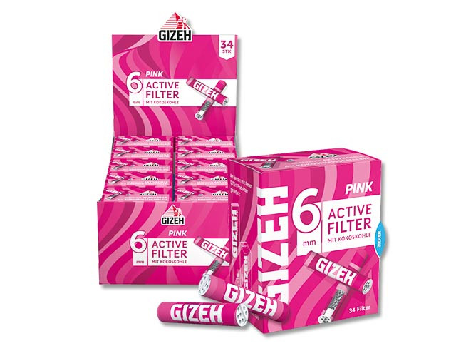 Gizeh Pink Active Filter 6 mm