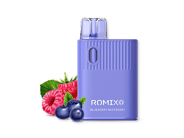 TobaliQ E-Shisha "Romix Q" - Blueberry Raspberry - 600 Züge - 20 mg Nikotin