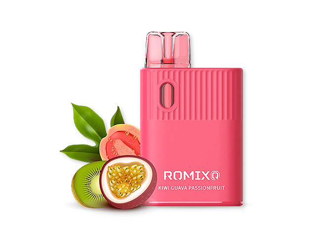 TobaliQ E-Shisha "Romix Q" - Kiwi Guava Passionfruit - 600 Züge - 20 mg Nikotin