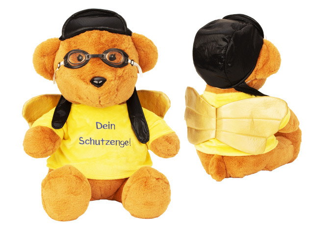 Plüsch-Bär Pilot "Timmy" - Dein Schutzengel - 25cm