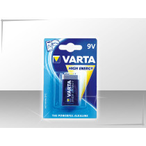 Varta High Energy (Blau), Block 9V- 4922 , 1er Blister