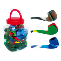 Silikon-Pfeife "NEMO" - 10cm - 24er Pack