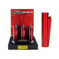 CLIPPER Feuerzeug "Red Devil" - 12er Display