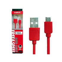 SUNIX- SC-06 - Micro USB  Ultra speed 3A Kabel - 1,2m