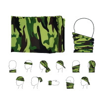 Schlauch-Maske Multifunktional "Camouflage grün"