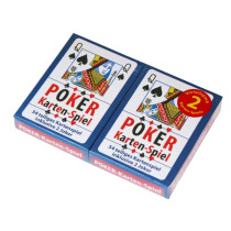 Pokerkarten 2er Set - je 54 Karten