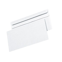 25 Stck. Brief-Umschläge Selbstklebend-  Din Lang -  75g weiß