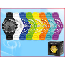 Armbanduhr "Colourful" 8-farbig sortiert