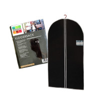 Kleidersack mit Reißverschluss - schwarz - 61 x 135cm