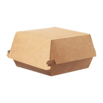 Kraft Burger-Box Easy - Pappe - 15 x 15 x 7cm - Gr. XL