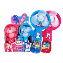 Unicorn Hand Fan - Spielzeug m. Süßigkeiten - 16 cm - 5 g