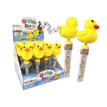 Giggle Duck - Spielzeug m. Süßigkeiten - 18 cm - 8 g
