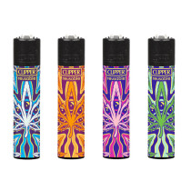 Clipper Feuerzeug "Psychedelic Leaf D"