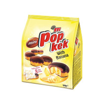 ETi "Popkek mini Banana" - Kuchen -Banancreme Füllung - Schokoglasur - 144 g