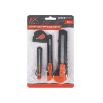 FX Tools - Cuttermesser - Teppichmesser 4tlg Set