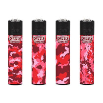 Clipper Feuerzeug "Red Camouflage"