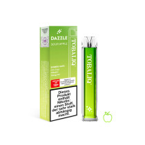 TobaliQ E-Shisha "DAZZLE" - Sour Apple - 600 Züge - 20 mg Nikotin