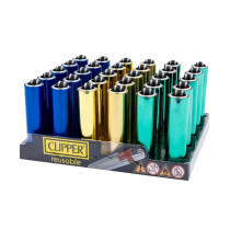 Clipper Metal Cover Micro Solid Mix - inkl. Clipper Feuerzeug