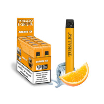 TobaliQ E-Shisha TQ-Smile "Orange Ice" - 600 Züge - "20 mg Nikotin"