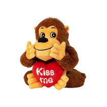 Plüsch-Gorilla "Eli" - m. Herz - 40 cm