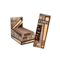 Gizeh Brown Cones + Tip - 24 x 3er Packung