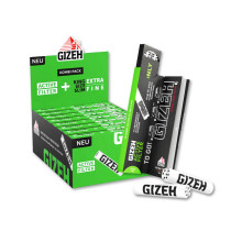 Gizeh - Black Papers KSS + Aktivkohle Filter - 16 x 34 Blatt + 16 Active Filter