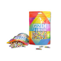 Gizeh Rainbow Active Filter - m. Kokoskohle - 6 mm - 210er Tüte