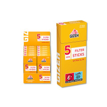 Gizeh Filter Sticks - Extra Slim - 5 mm - 10er Pack