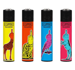 Clipper Feuerzeug "Middlefinger Up"